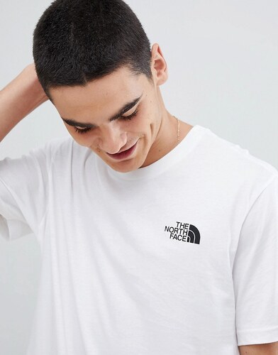 camiseta north face blanca